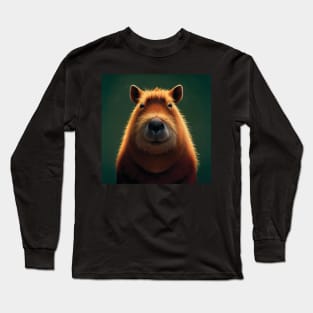 Adorable Capybara Long Sleeve T-Shirt